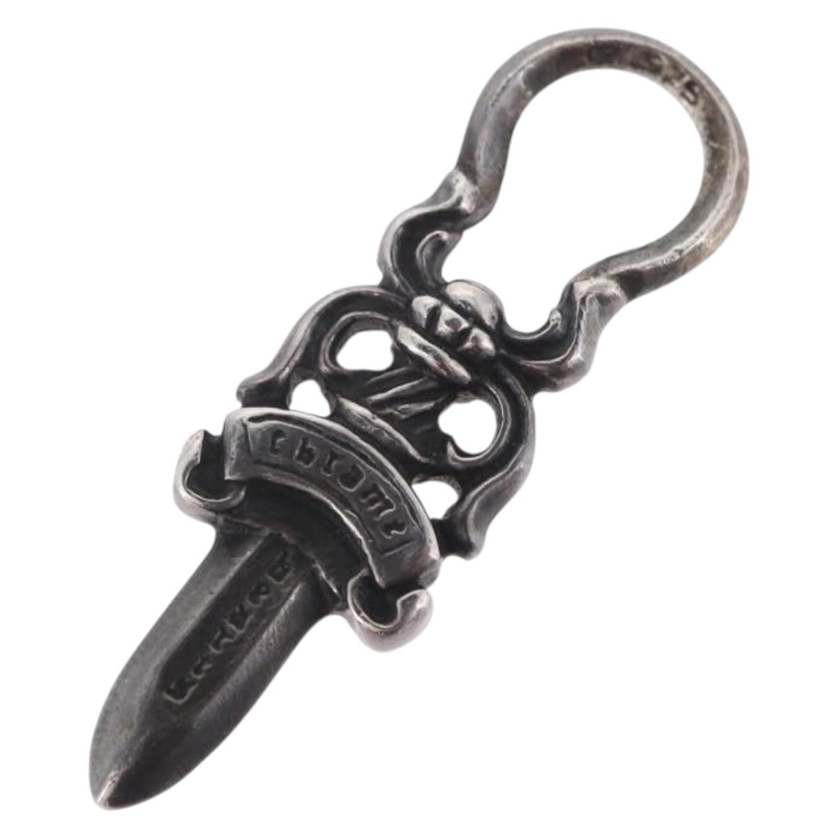 Chrome Hearts Dagger Pendant Top Ag925 Silver Auth 204346M