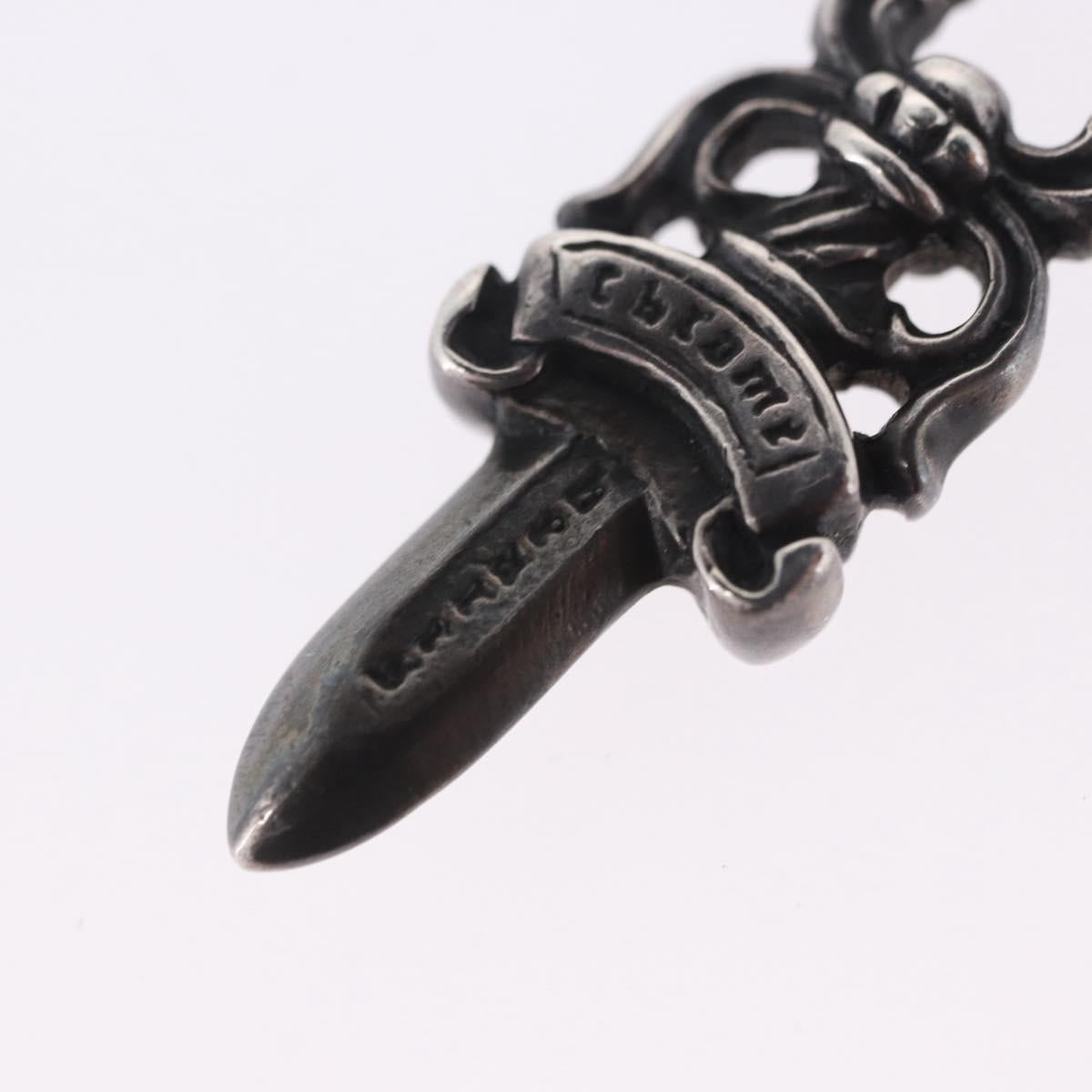 Chrome Hearts Dagger Pendant Top Ag925 Silver Auth 204346M