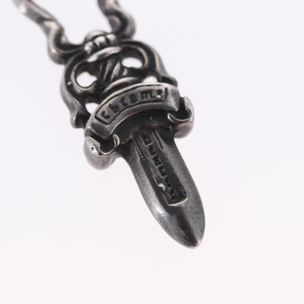 Chrome Hearts Dagger Pendant Top Ag925 Silver Auth 204346M