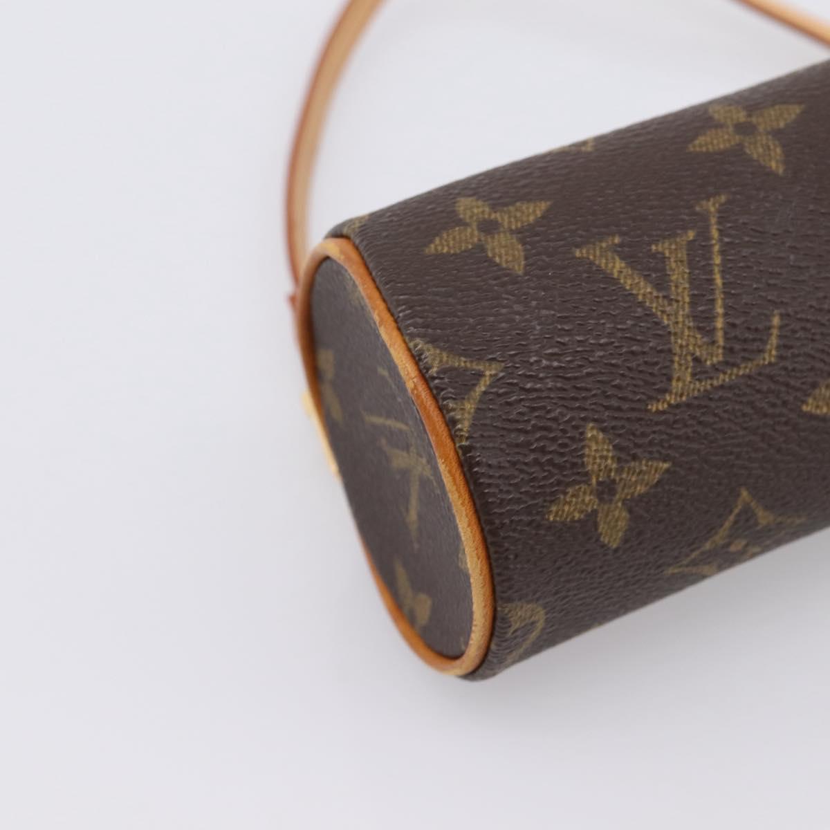 LOUIS VUITTON Monogram Papillon Pouch LV Auth 204347