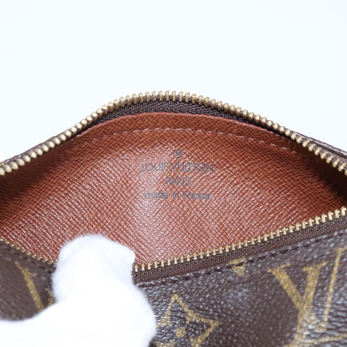 LOUIS VUITTON Monogram Papillon Pouch LV Auth 204347