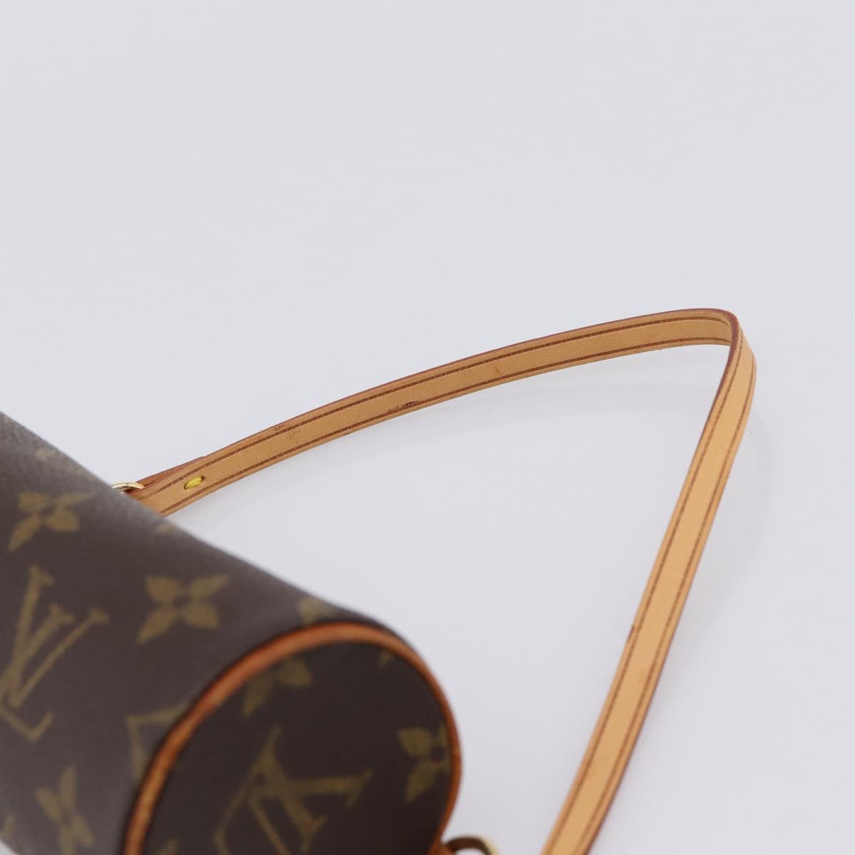 LOUIS VUITTON Monogram Papillon Pouch LV Auth 204347