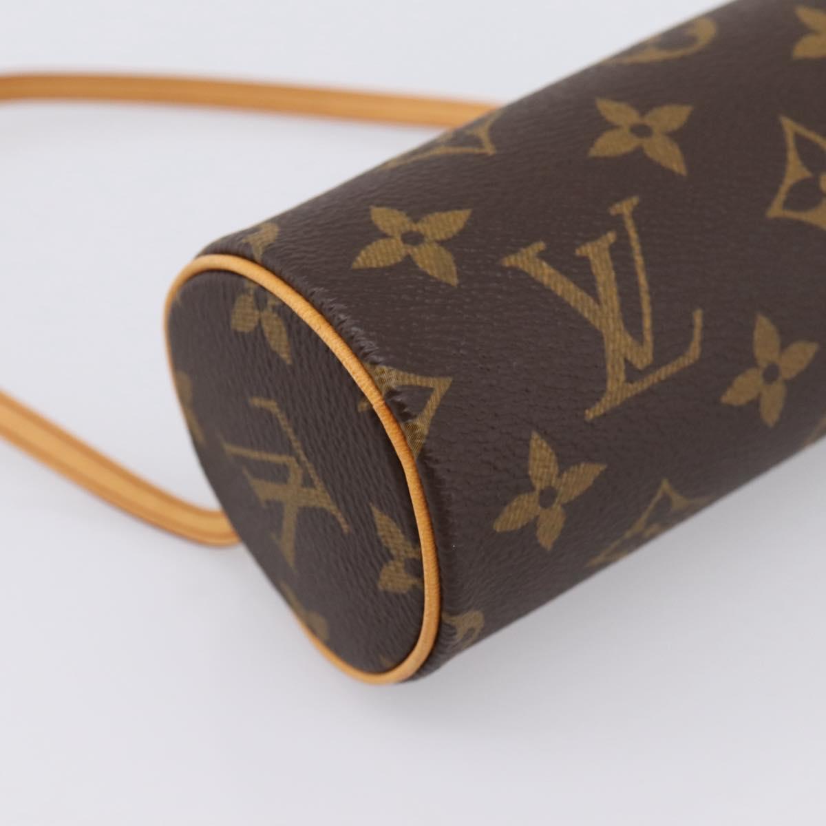 LOUIS VUITTON Monogram Papillon Pouch LV Auth 204348V