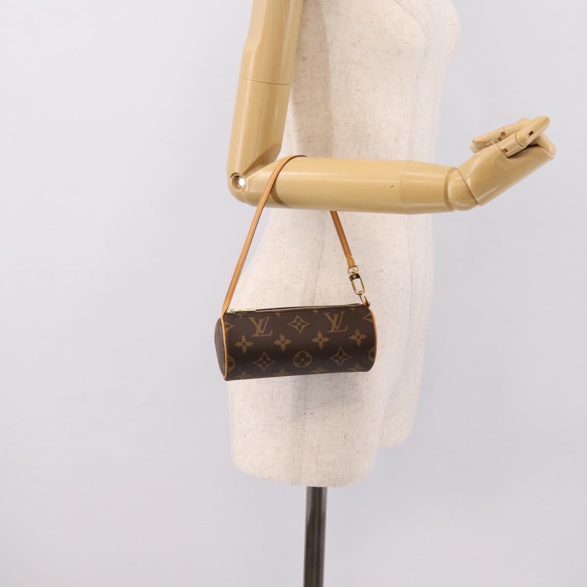 LOUIS VUITTON Monogram Papillon Pouch LV Auth 204348V