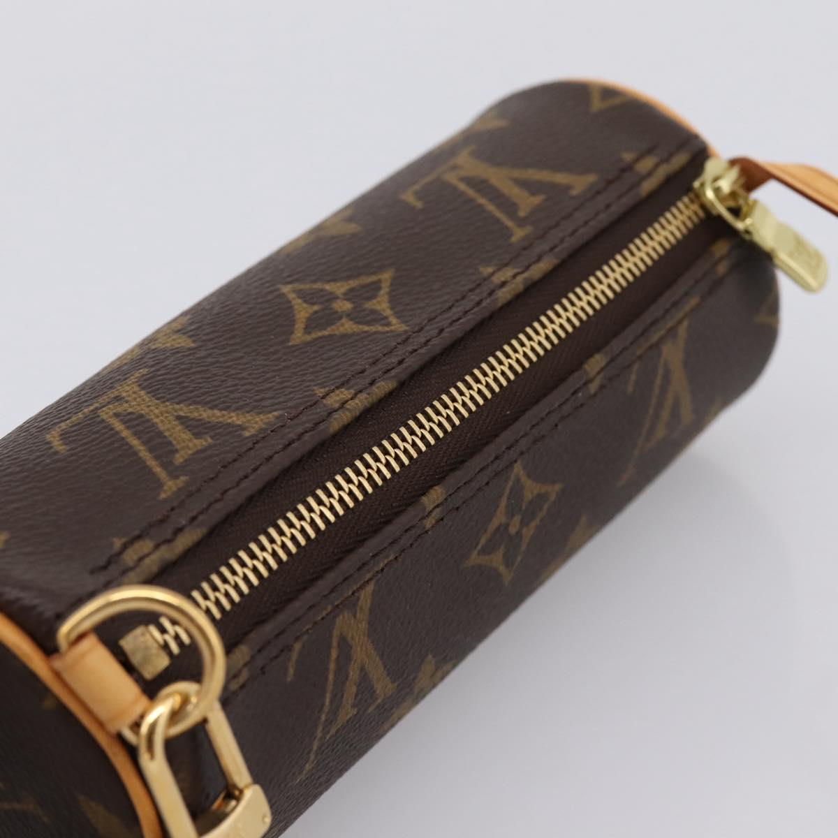 LOUIS VUITTON Monogram Papillon Pouch LV Auth 204348V