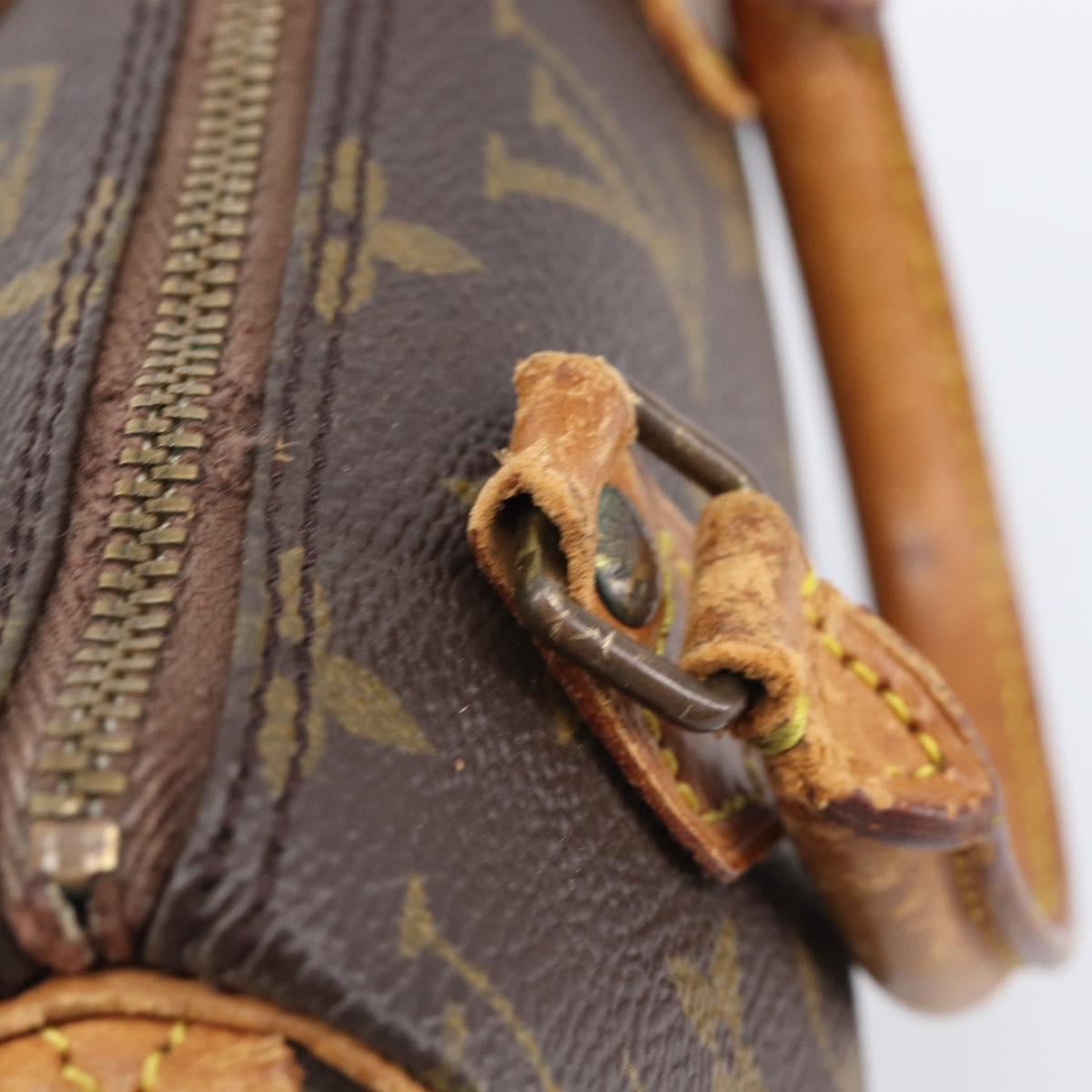 LOUIS VUITTON Monogram Mini Speedy Hand Bag M41534 LV Auth 204349