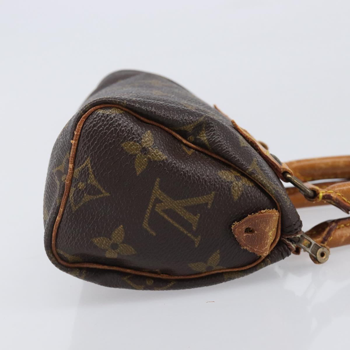 LOUIS VUITTON Monogram Mini Speedy Hand Bag M41534 LV Auth 204349