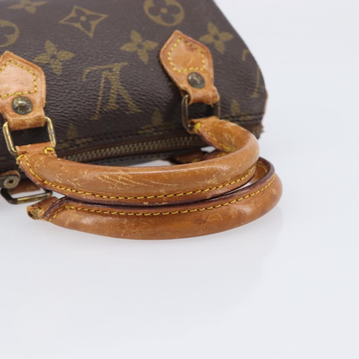 LOUIS VUITTON Monogram Mini Speedy Hand Bag M41534 LV Auth 204349