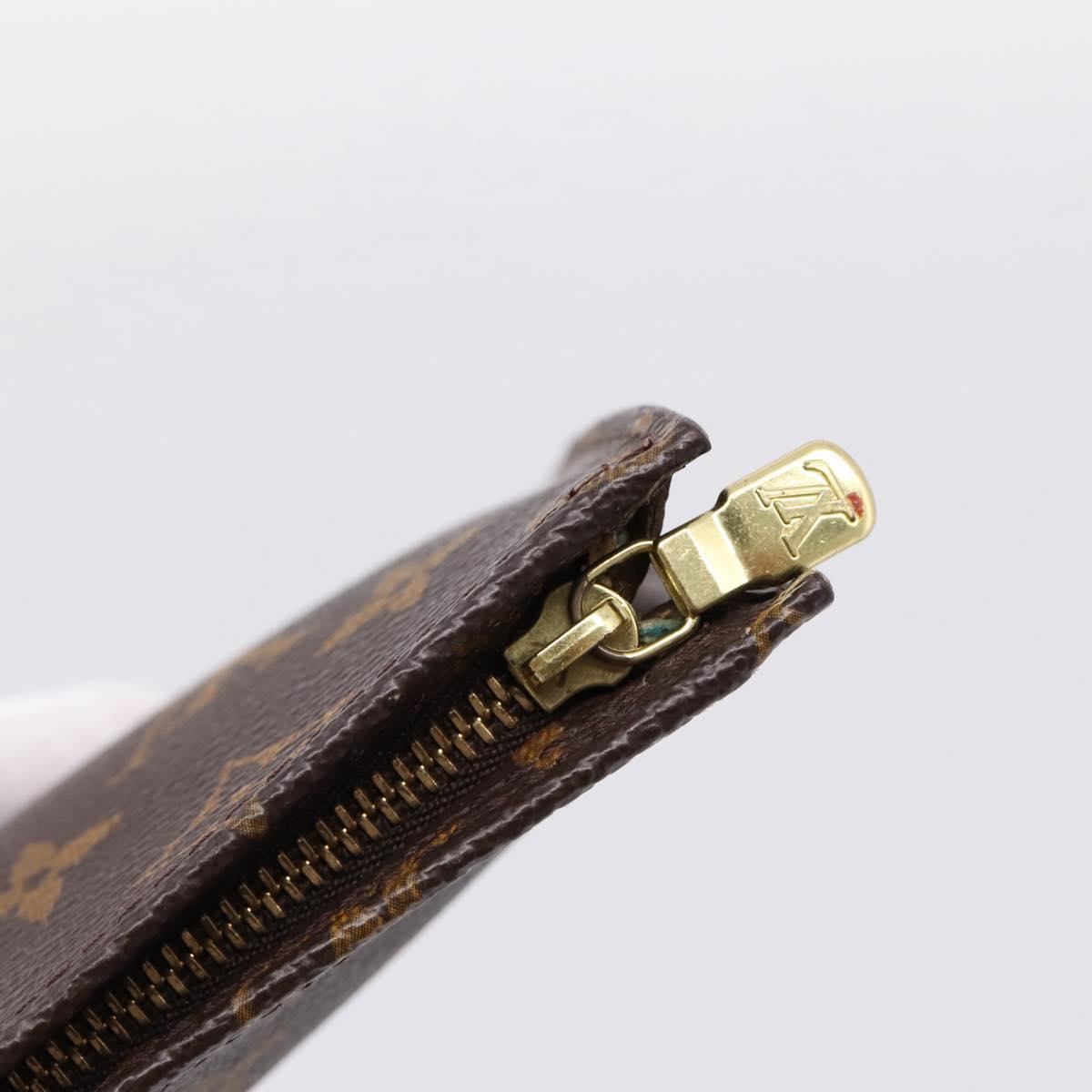 LOUIS VUITTON Monogram Bucket PM Accessory Pouch LV Auth 204354