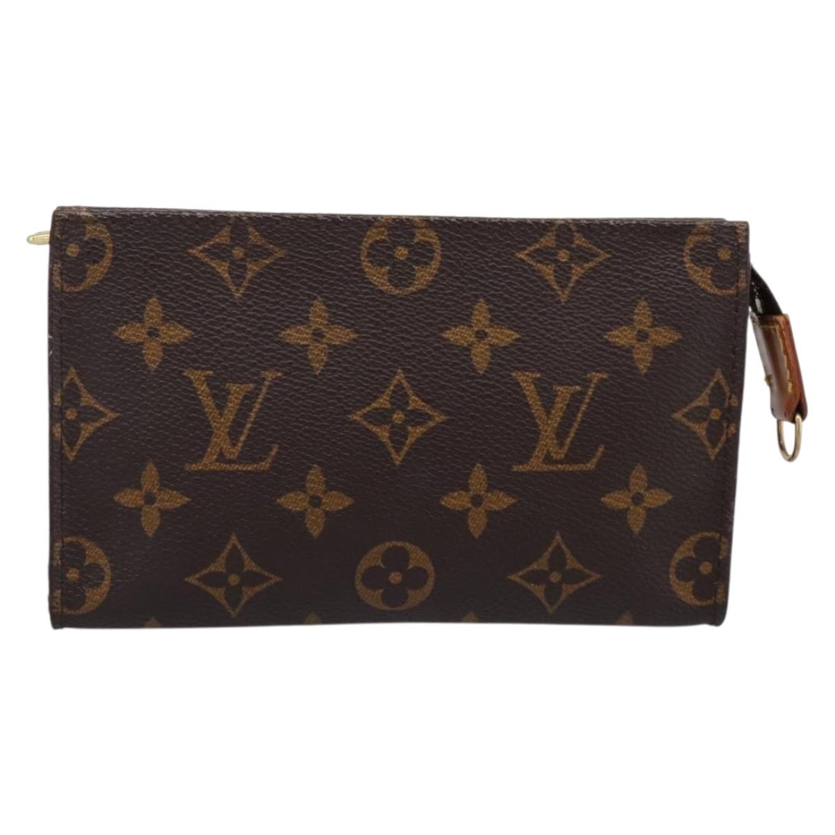 LOUIS VUITTON Monogram Bucket PM Accessory Pouch LV Auth 204354