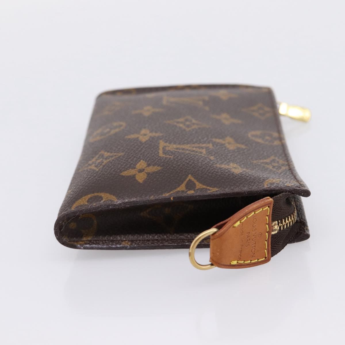 LOUIS VUITTON Monogram Bucket PM Accessory Pouch LV Auth 204354