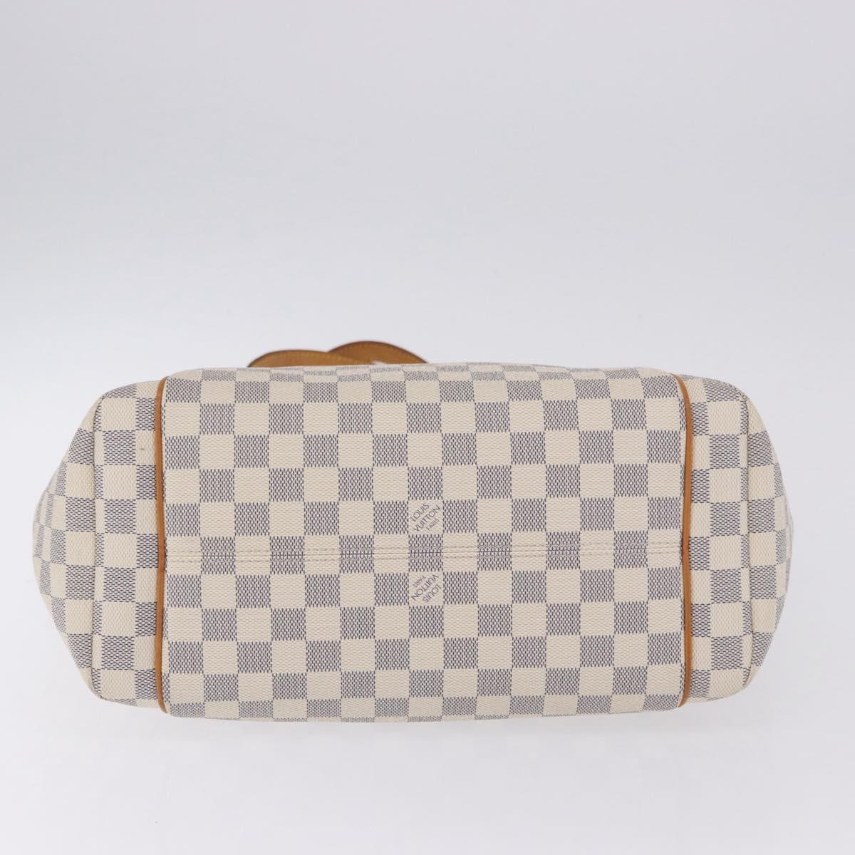 LOUIS VUITTON Damier Azur Totally MM Tote Bag N51262 LV Auth 204356