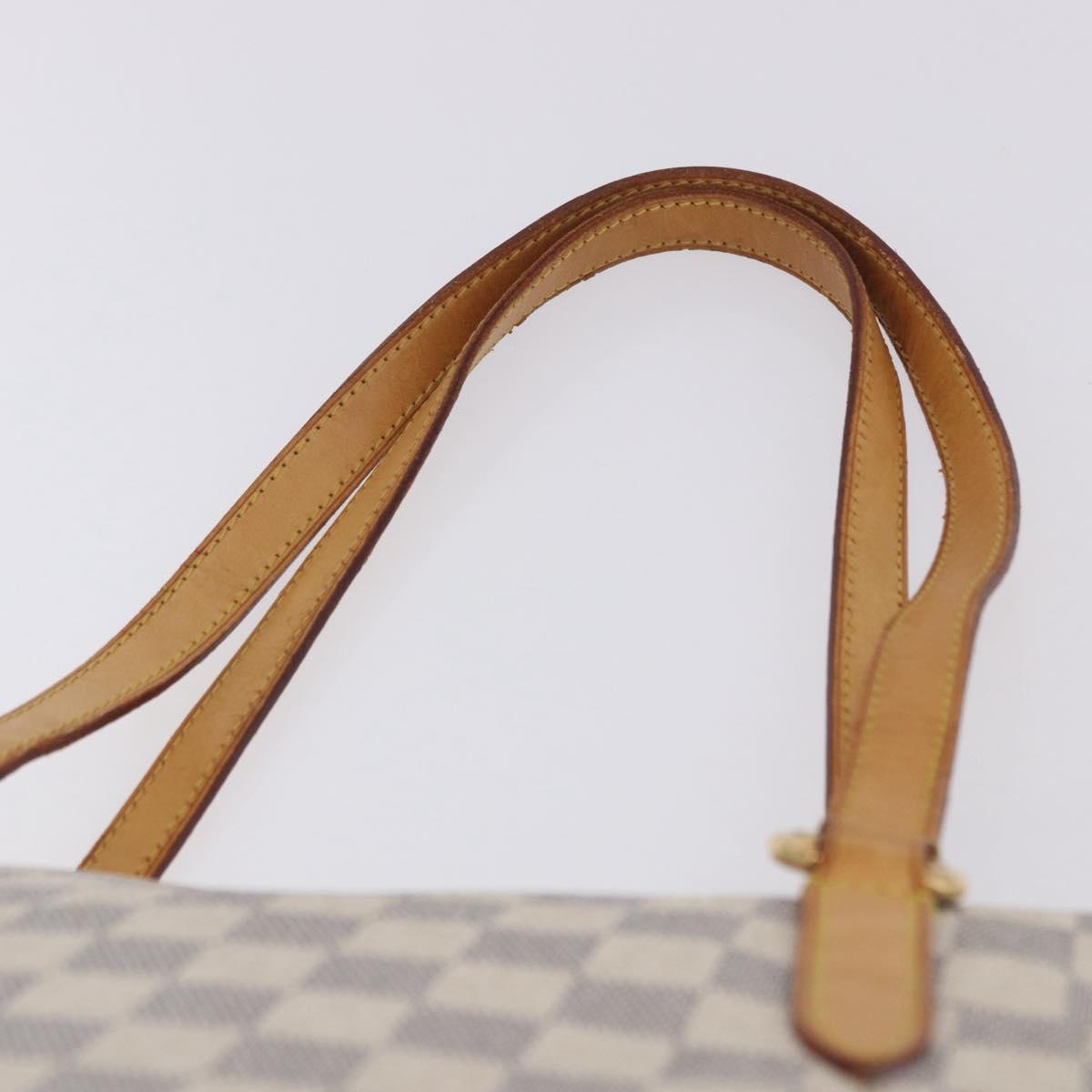 LOUIS VUITTON Damier Azur Totally MM Tote Bag N51262 LV Auth 204356