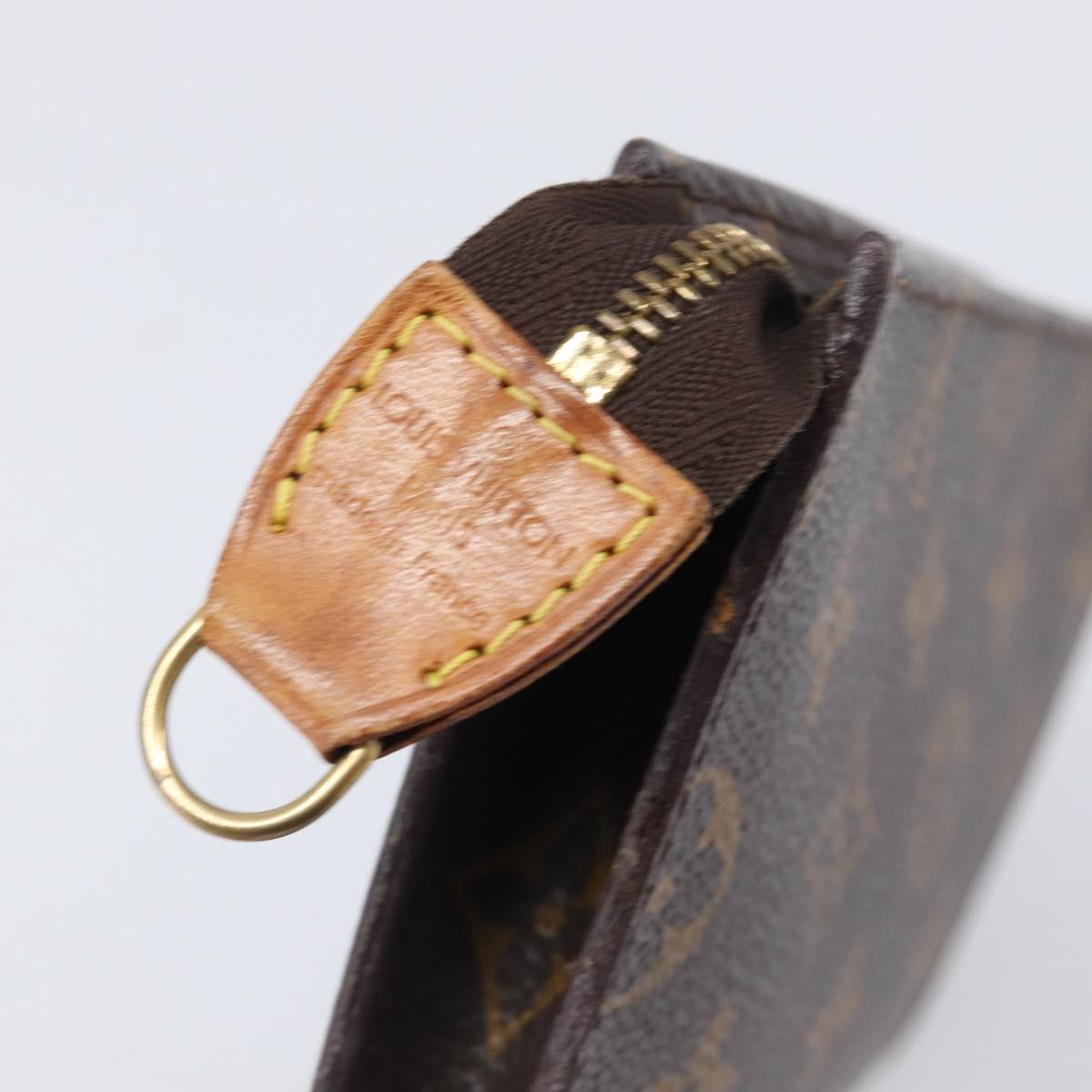 LOUIS VUITTON Monogram Bucket PM Accessory Pouch LV Auth 204359