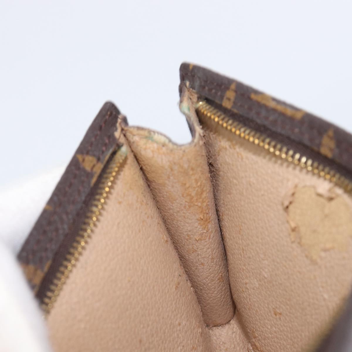 LOUIS VUITTON Monogram Bucket PM Accessory Pouch LV Auth 204359
