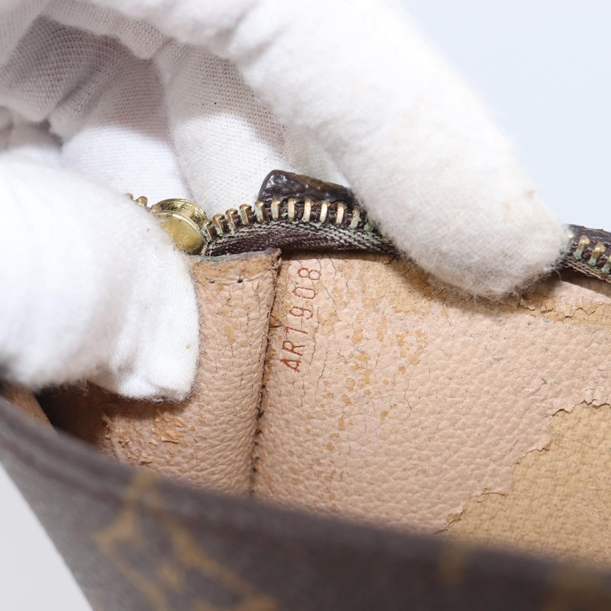 LOUIS VUITTON Monogram Bucket PM Accessory Pouch LV Auth 204359