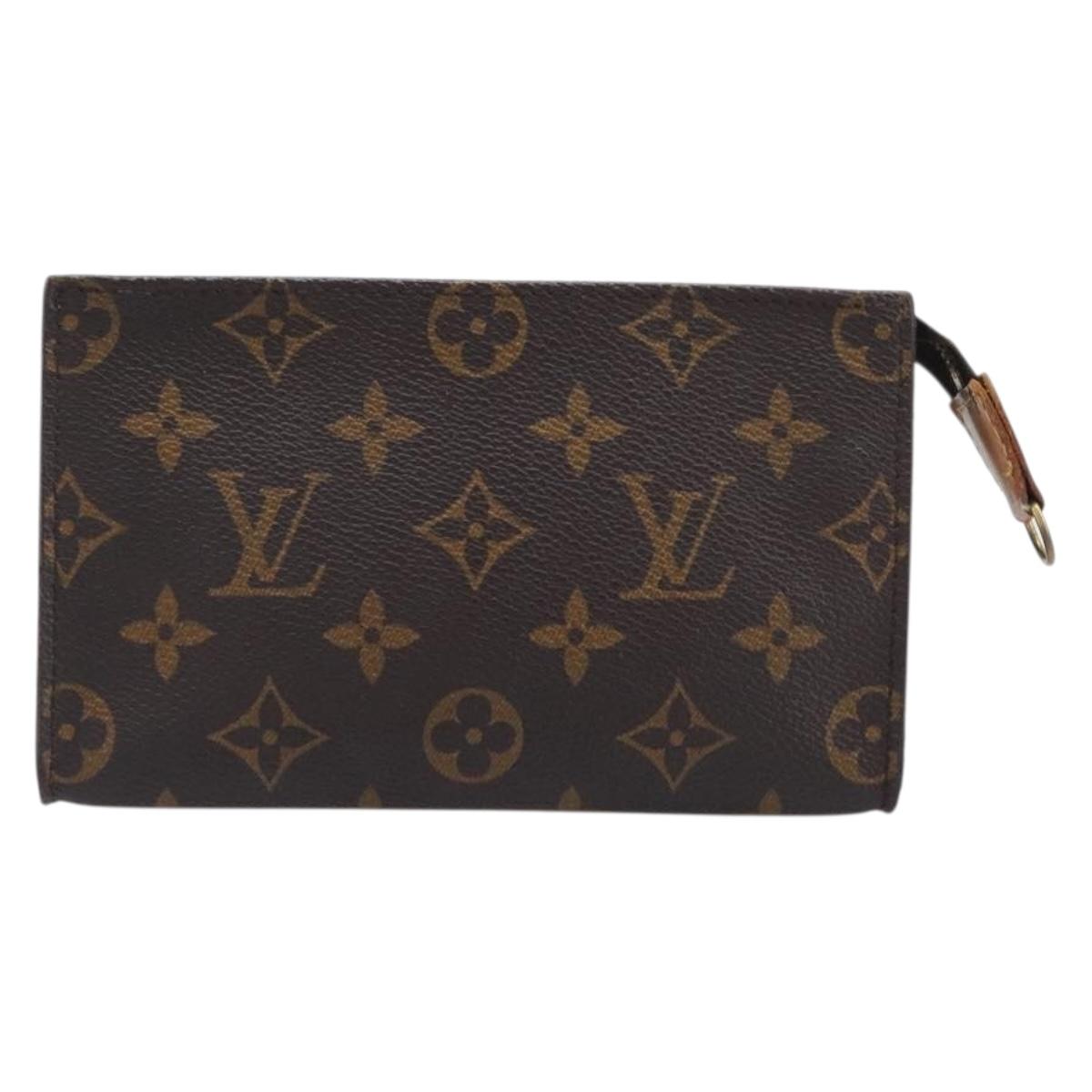 LOUIS VUITTON Monogram Bucket PM Accessory Pouch LV Auth 204359