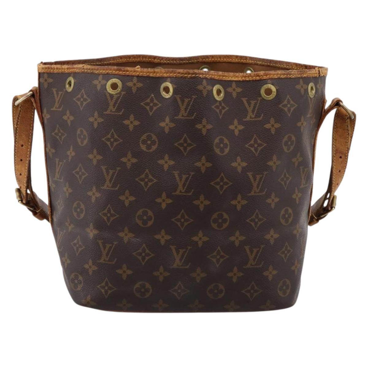 LOUIS VUITTON Monogram Petit Noe Shoulder Bag M42226 LV Auth 204362