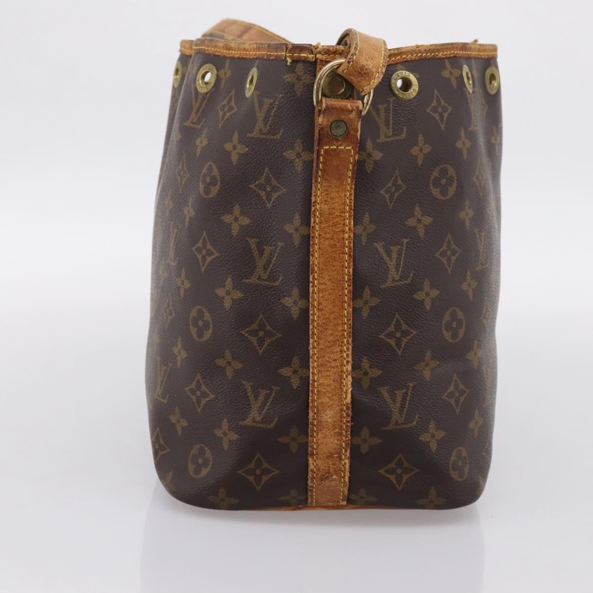 LOUIS VUITTON Monogram Petit Noe Shoulder Bag M42226 LV Auth 204362