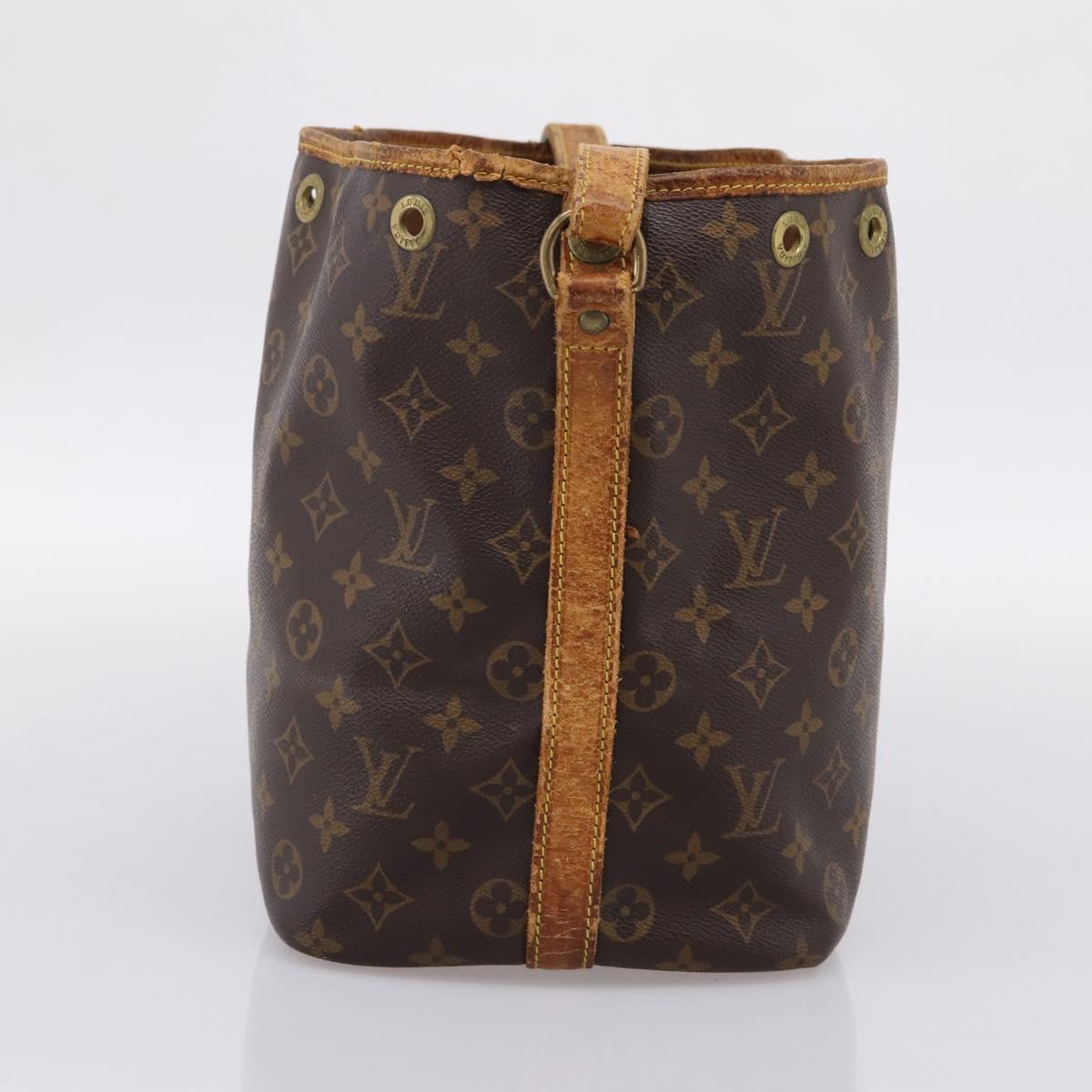 LOUIS VUITTON Monogram Petit Noe Shoulder Bag M42226 LV Auth 204362
