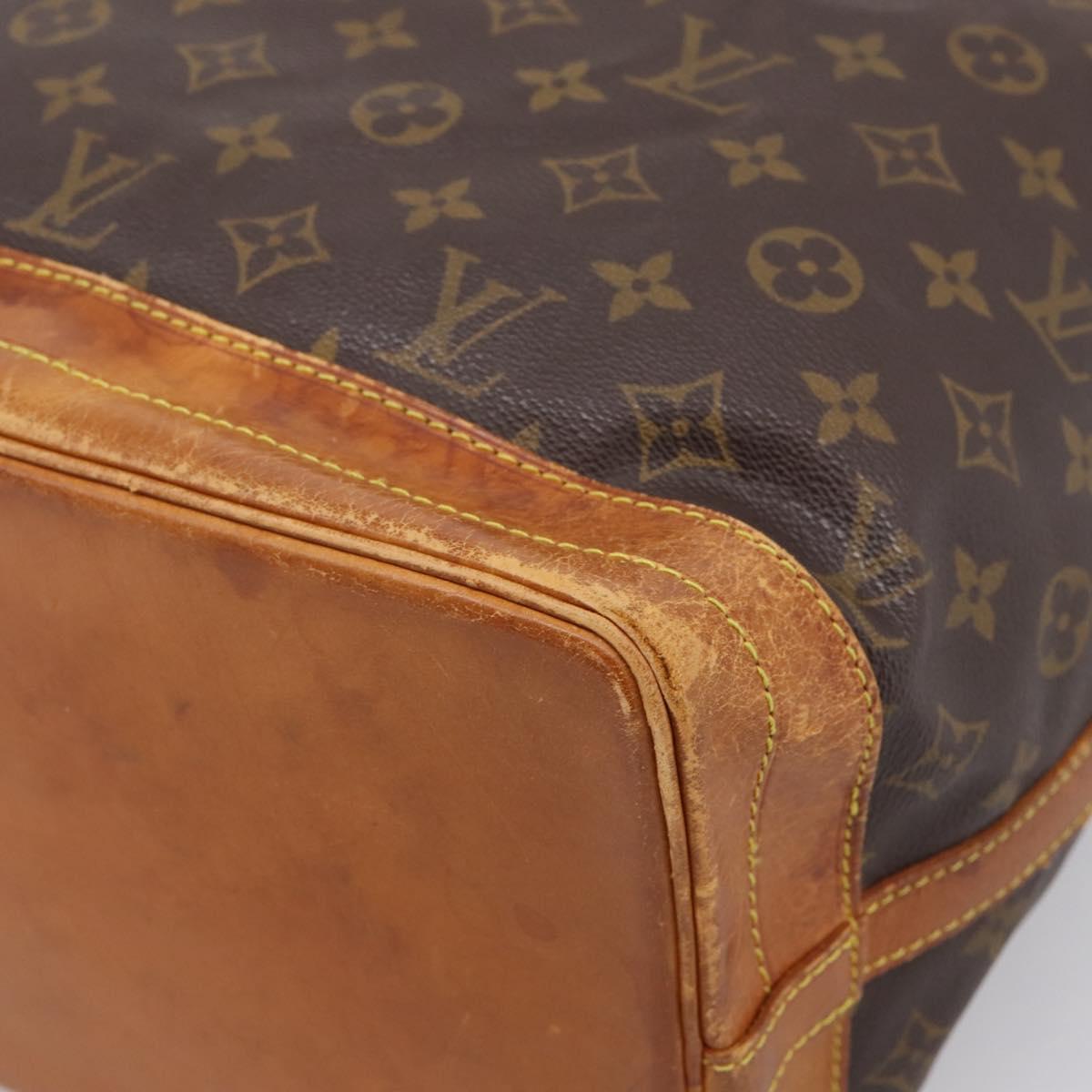 LOUIS VUITTON Monogram Noe Shoulder Bag M42224 LV Auth 204363
