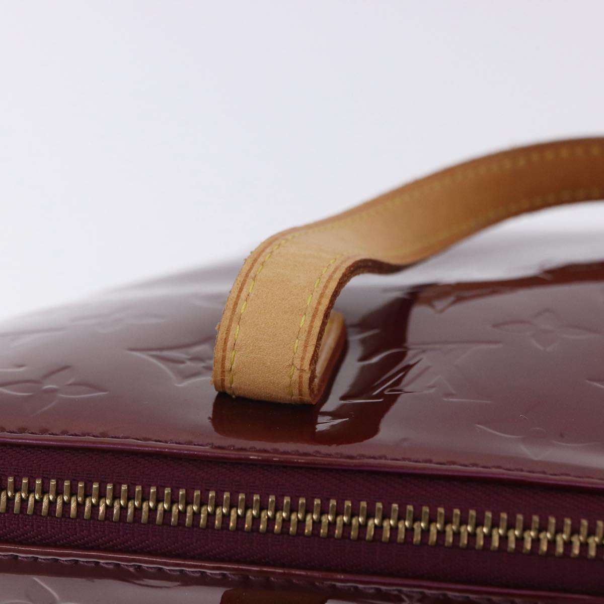 LOUIS VUITTON Monogram Vernis Bellevue PM Hand Bag Violet M93584 LV Auth 204368V