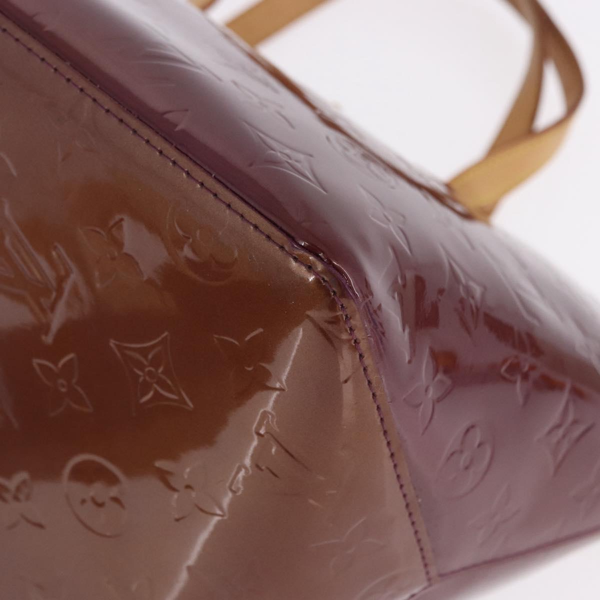 LOUIS VUITTON Monogram Vernis Bellevue PM Hand Bag Violet M93584 LV Auth 204368V