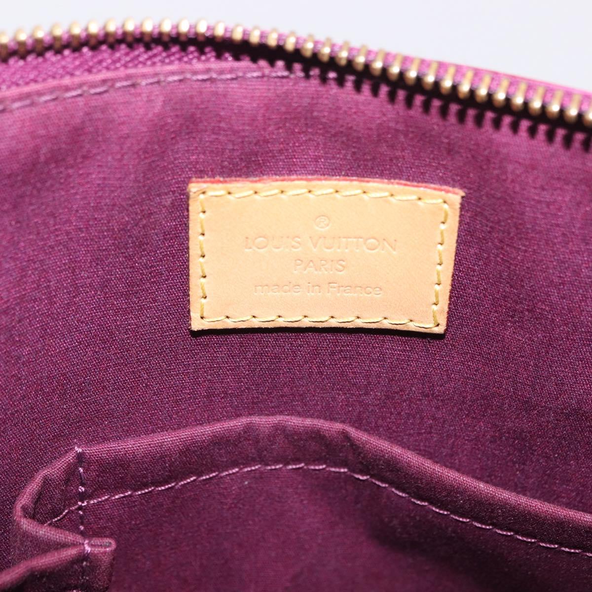 LOUIS VUITTON Monogram Vernis Bellevue PM Hand Bag Violet M93584 LV Auth 204368V