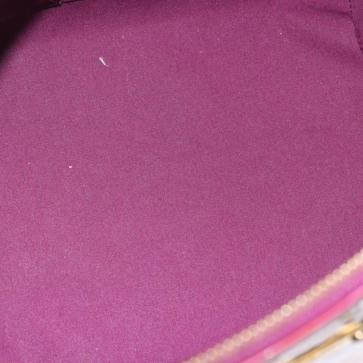 LOUIS VUITTON Monogram Vernis Bellevue PM Hand Bag Violet M93584 LV Auth 204368V