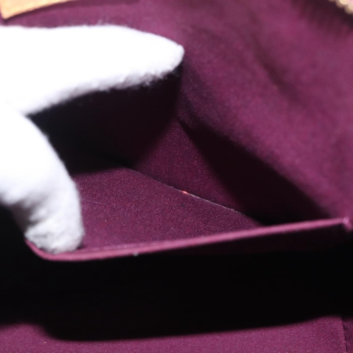 LOUIS VUITTON Monogram Vernis Bellevue PM Hand Bag Violet M93584 LV Auth 204368V
