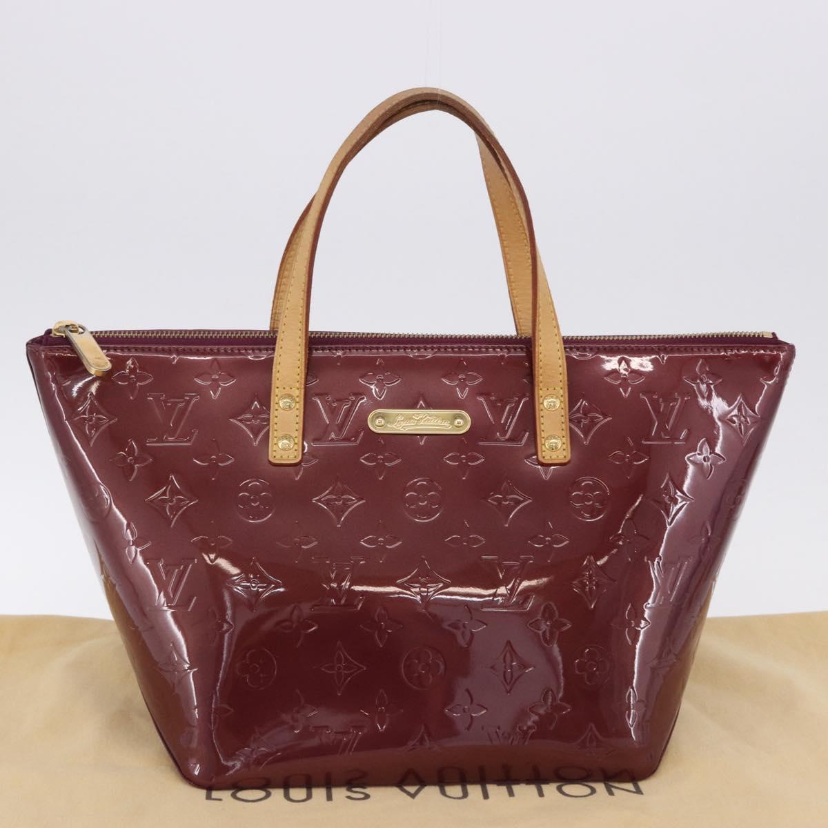 LOUIS VUITTON Monogram Vernis Bellevue PM Hand Bag Violet M93584 LV Auth 204368V