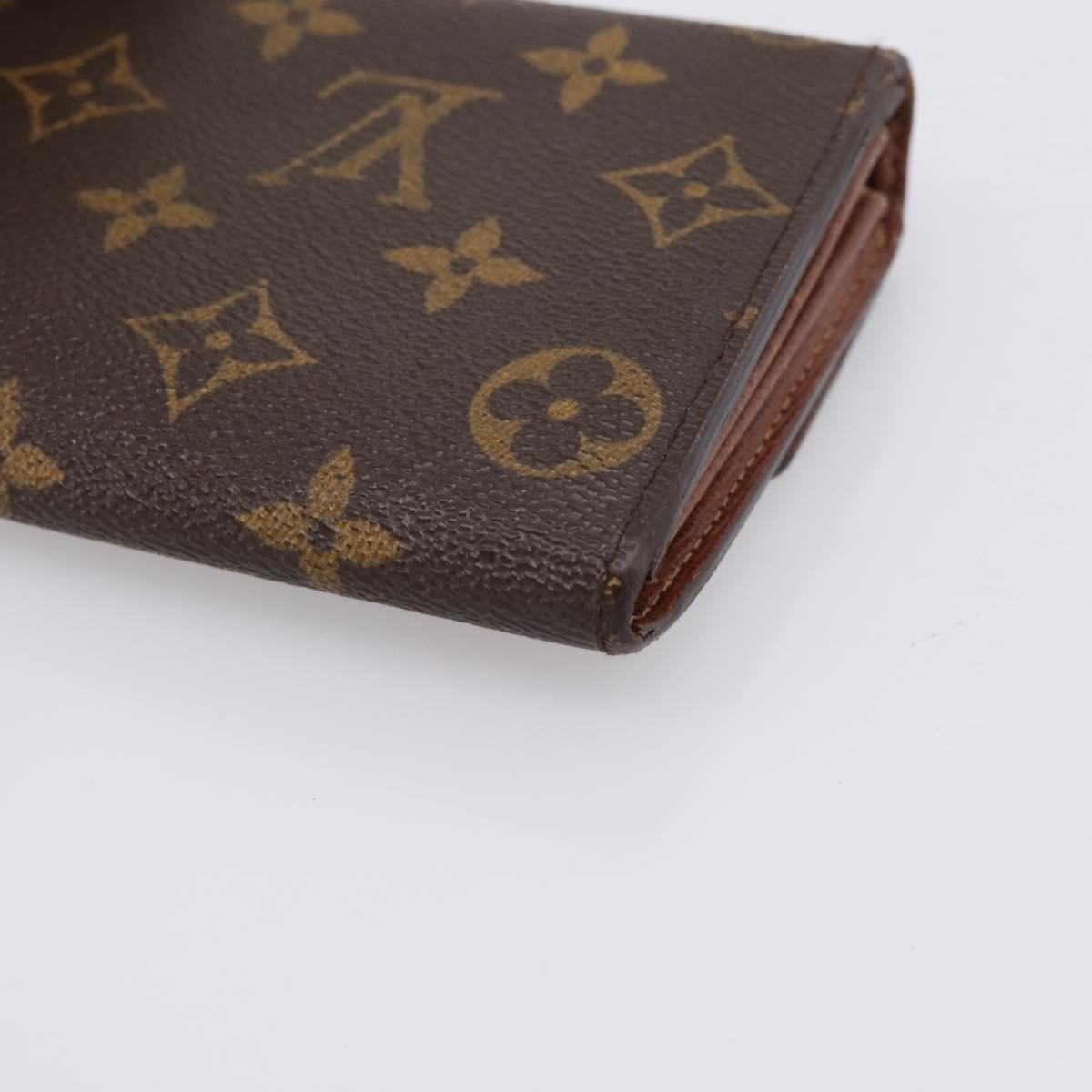 LOUIS VUITTON Monogram Portefeuille Sarah Long Wallet M61734 LV Auth 204373