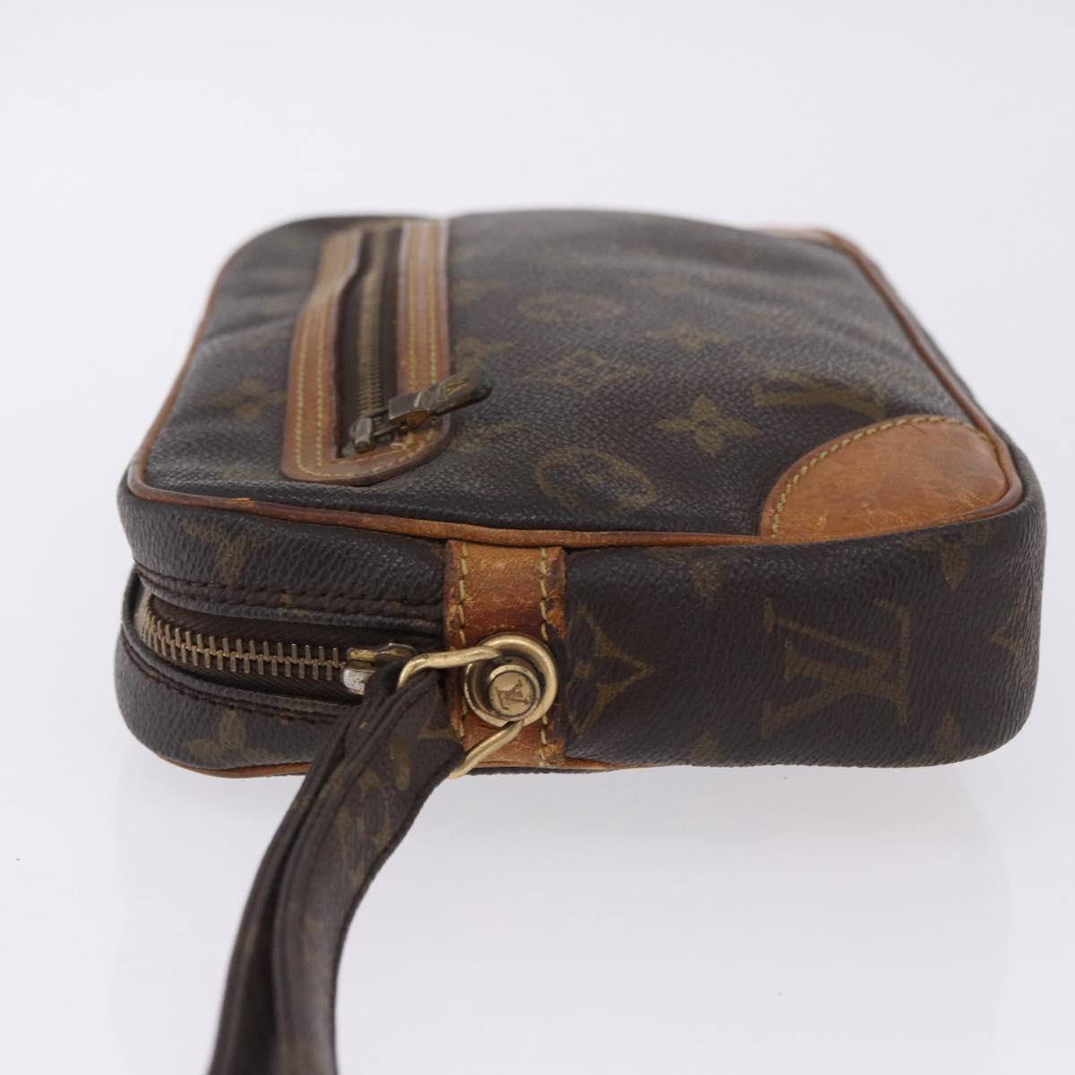 LOUIS VUITTON Monogram Marly Dragonne GM Clutch Bag M51825 LV Auth 204376
