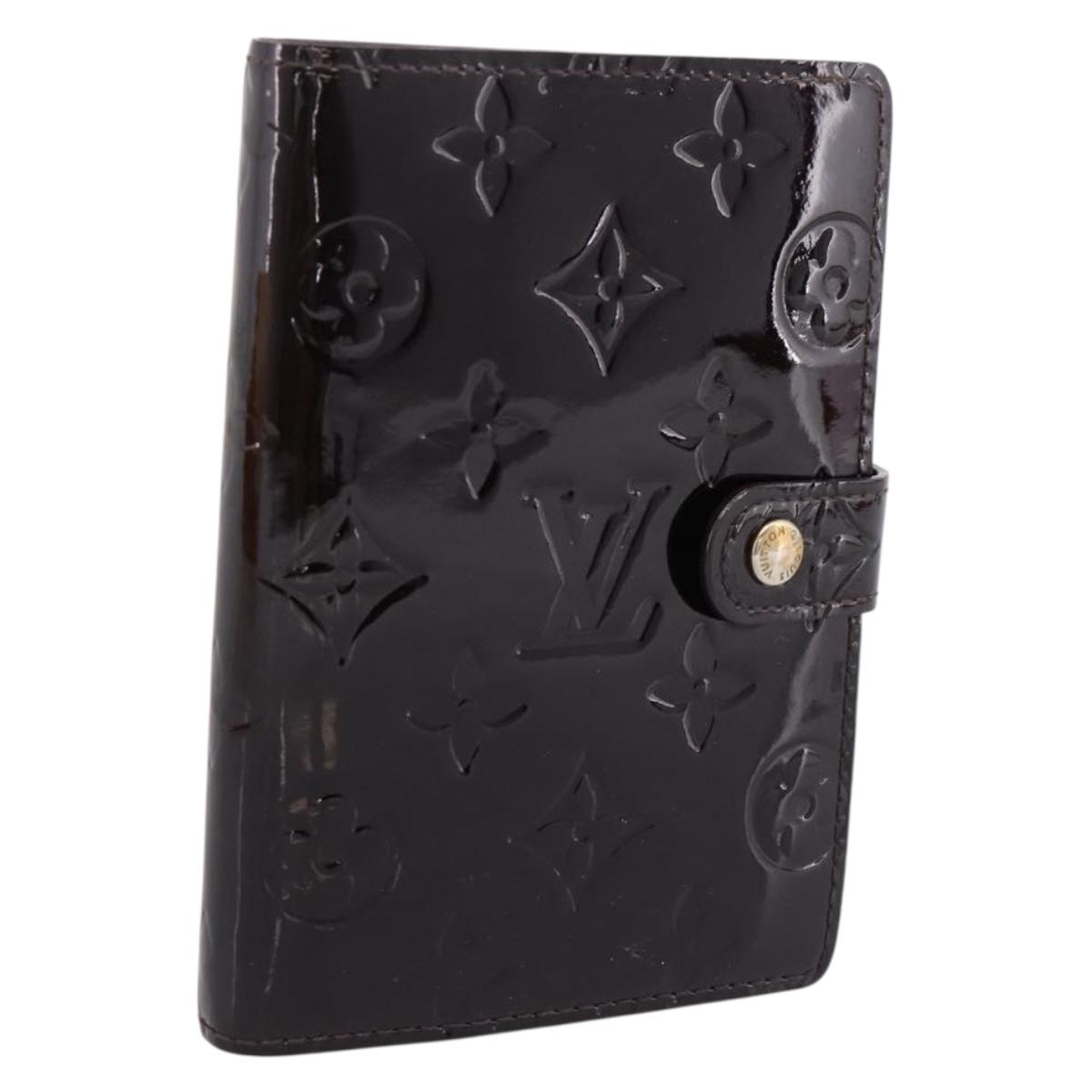 LOUIS VUITTON Monogram Vernis Agenda PM Cover Amarante R21026 LV Auth 204380A