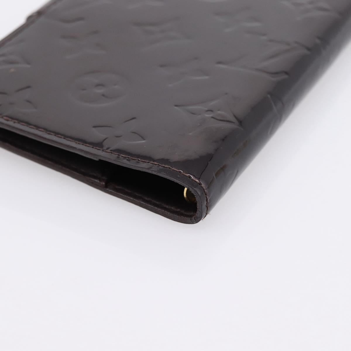 LOUIS VUITTON Monogram Vernis Agenda PM Cover Amarante R21026 LV Auth 204380A