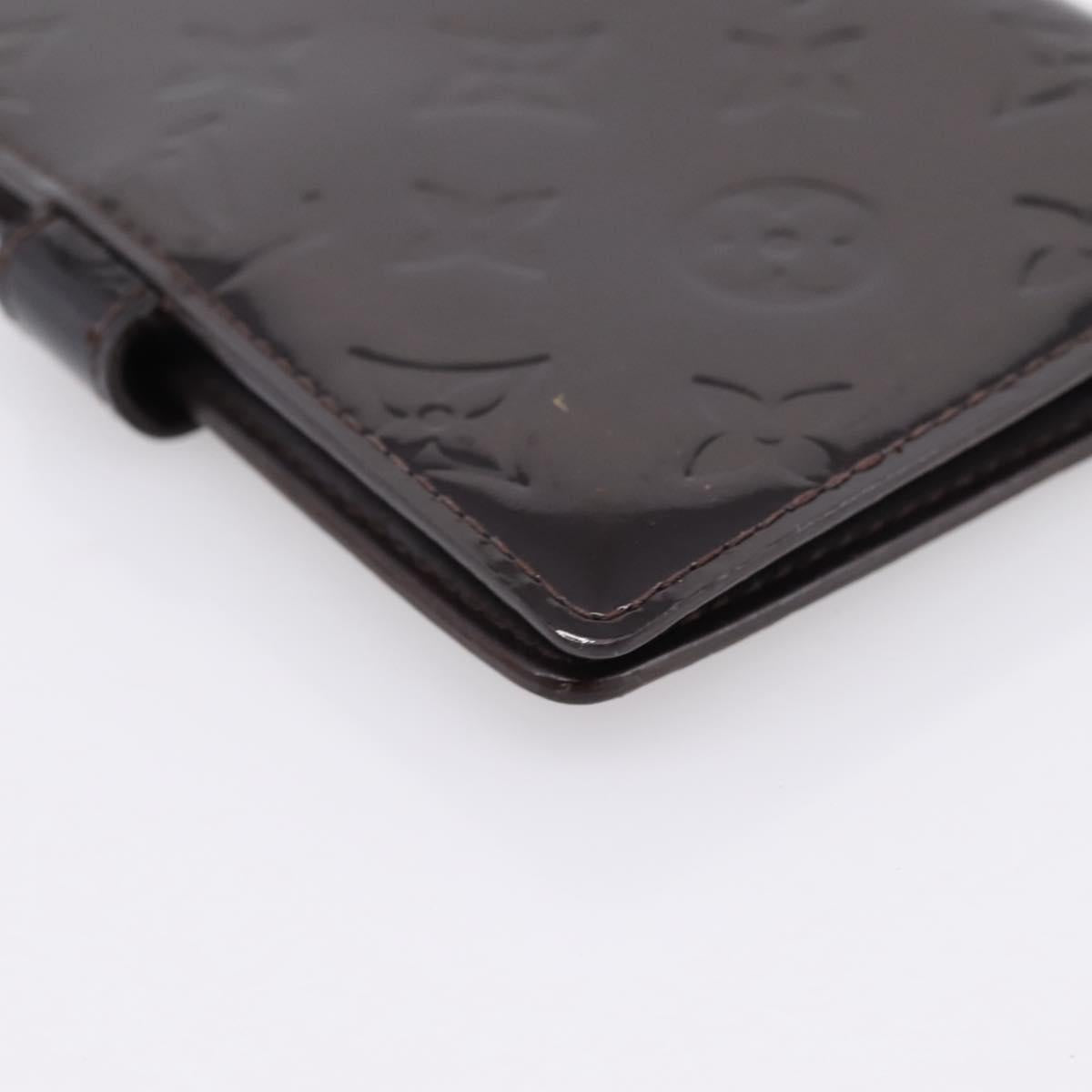 LOUIS VUITTON Monogram Vernis Agenda PM Cover Amarante R21026 LV Auth 204380A