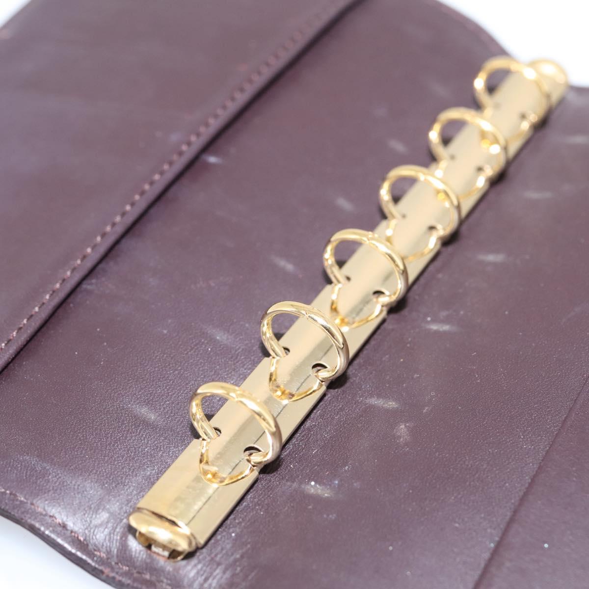 LOUIS VUITTON Monogram Vernis Agenda PM Cover Amarante R21026 LV Auth 204380A