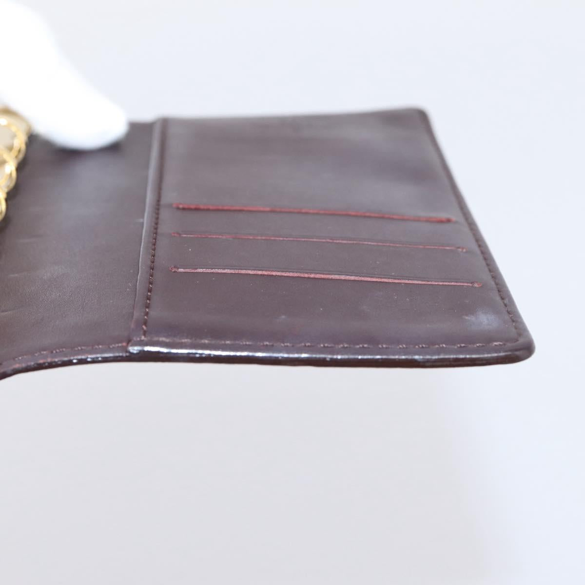 LOUIS VUITTON Monogram Vernis Agenda PM Cover Amarante R21026 LV Auth 204380A