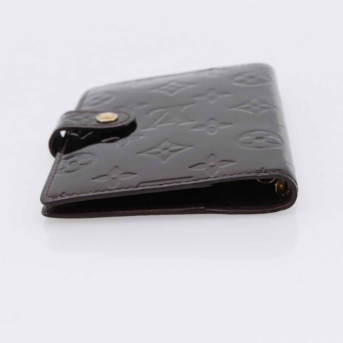 LOUIS VUITTON Monogram Vernis Agenda PM Cover Amarante R21026 LV Auth 204380A