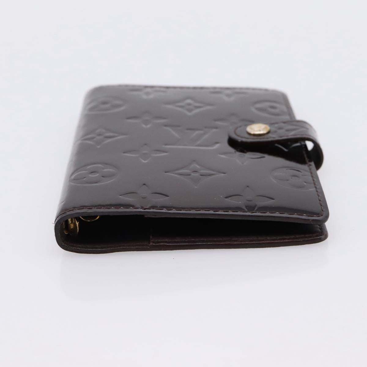 LOUIS VUITTON Monogram Vernis Agenda PM Cover Amarante R21026 LV Auth 204380A