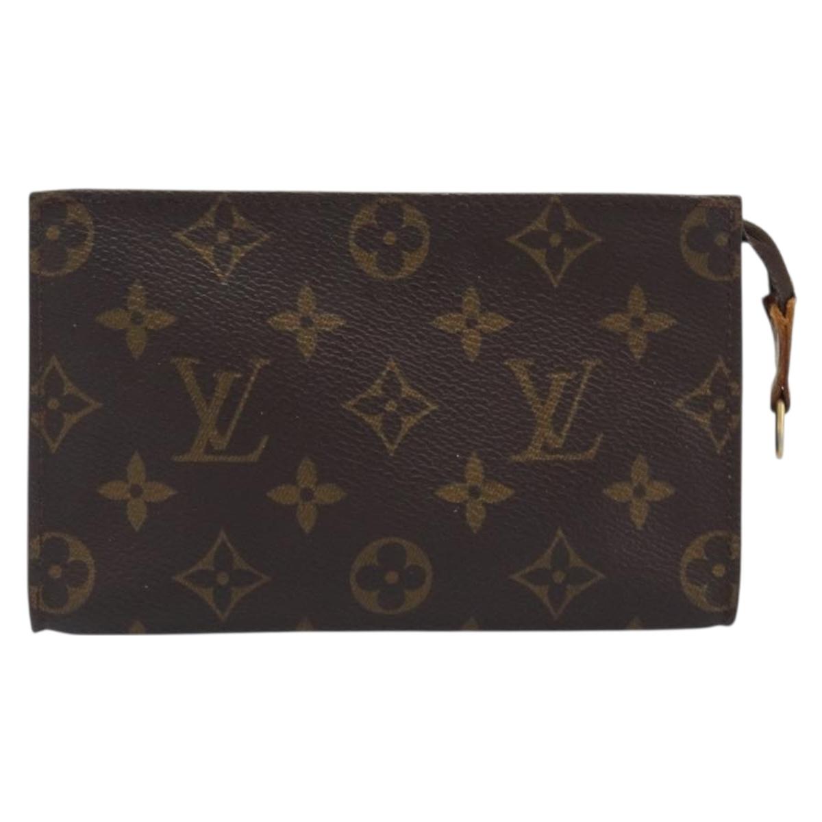 LOUIS VUITTON Monogram Bucket PM Accessory Pouch LV Auth 204384
