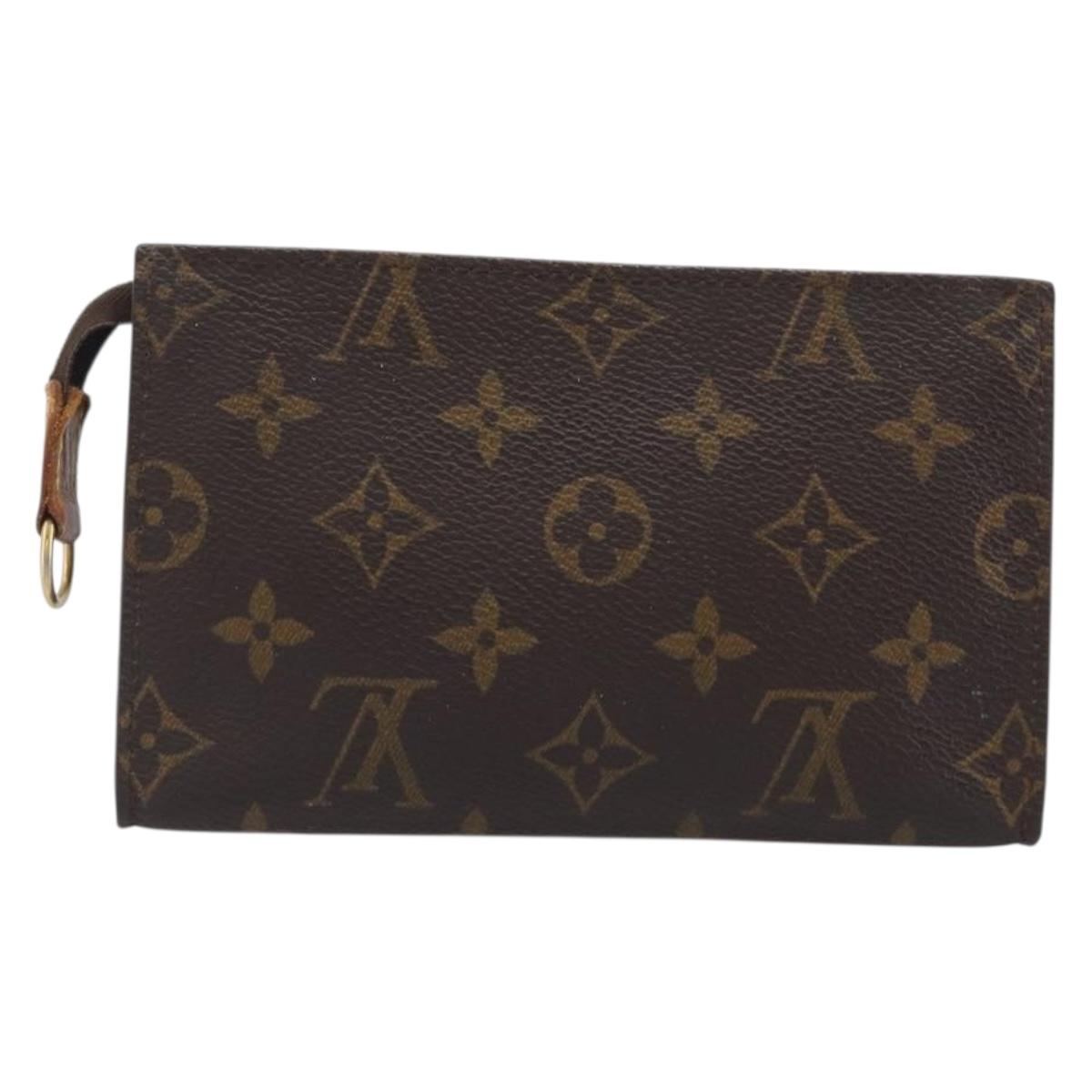 LOUIS VUITTON Monogram Bucket PM Accessory Pouch LV Auth 204384