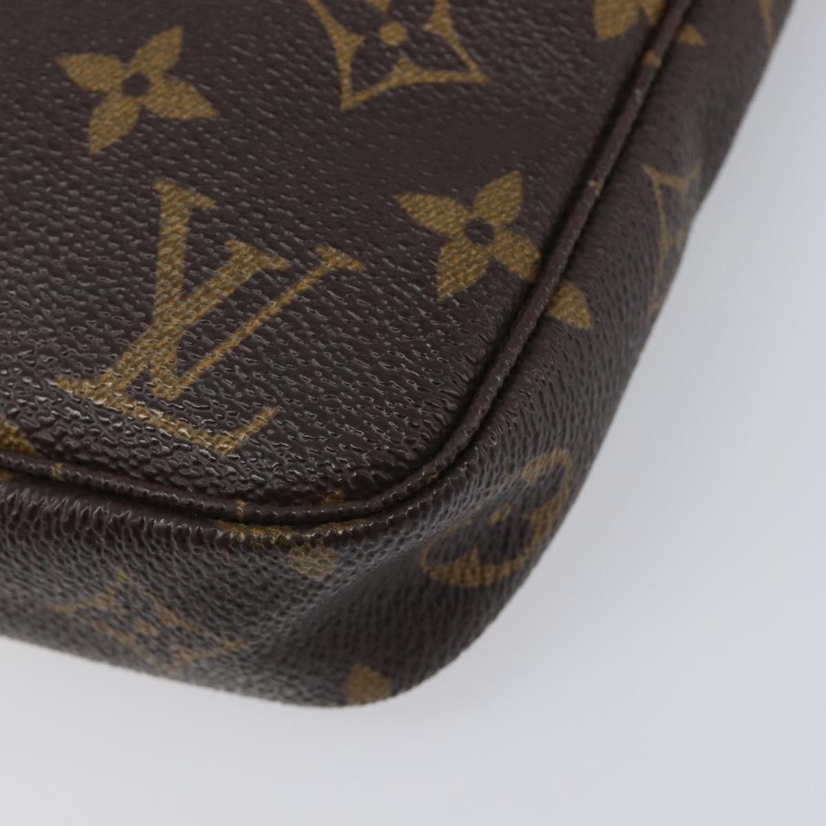 LOUIS VUITTON Monogram Pochette Accessoires Pouch M51980 LV Auth 204385
