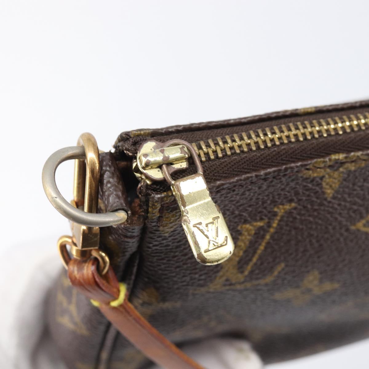LOUIS VUITTON Monogram Pochette Accessoires Pouch M51980 LV Auth 204385