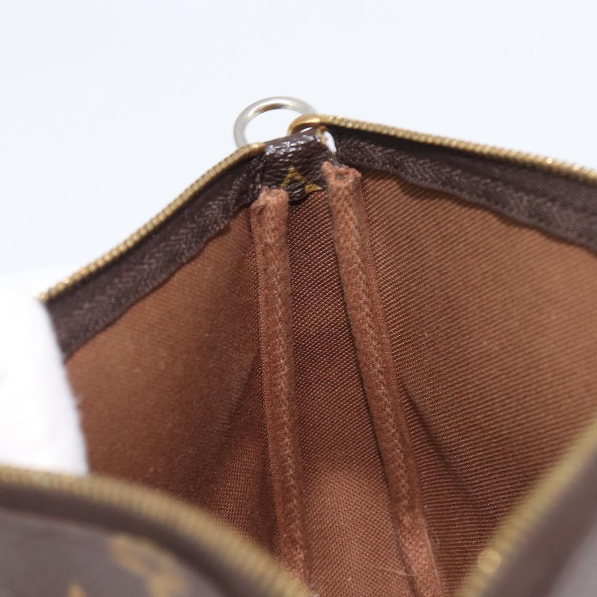 LOUIS VUITTON Monogram Pochette Accessoires Pouch M51980 LV Auth 204385