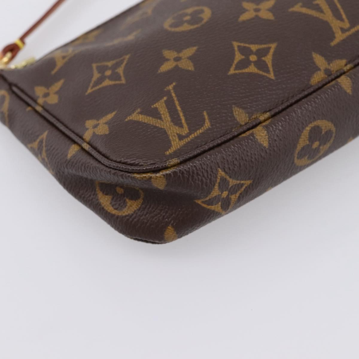 LOUIS VUITTON Monogram Pochette Accessoires Pouch M51980 LV Auth 204389V