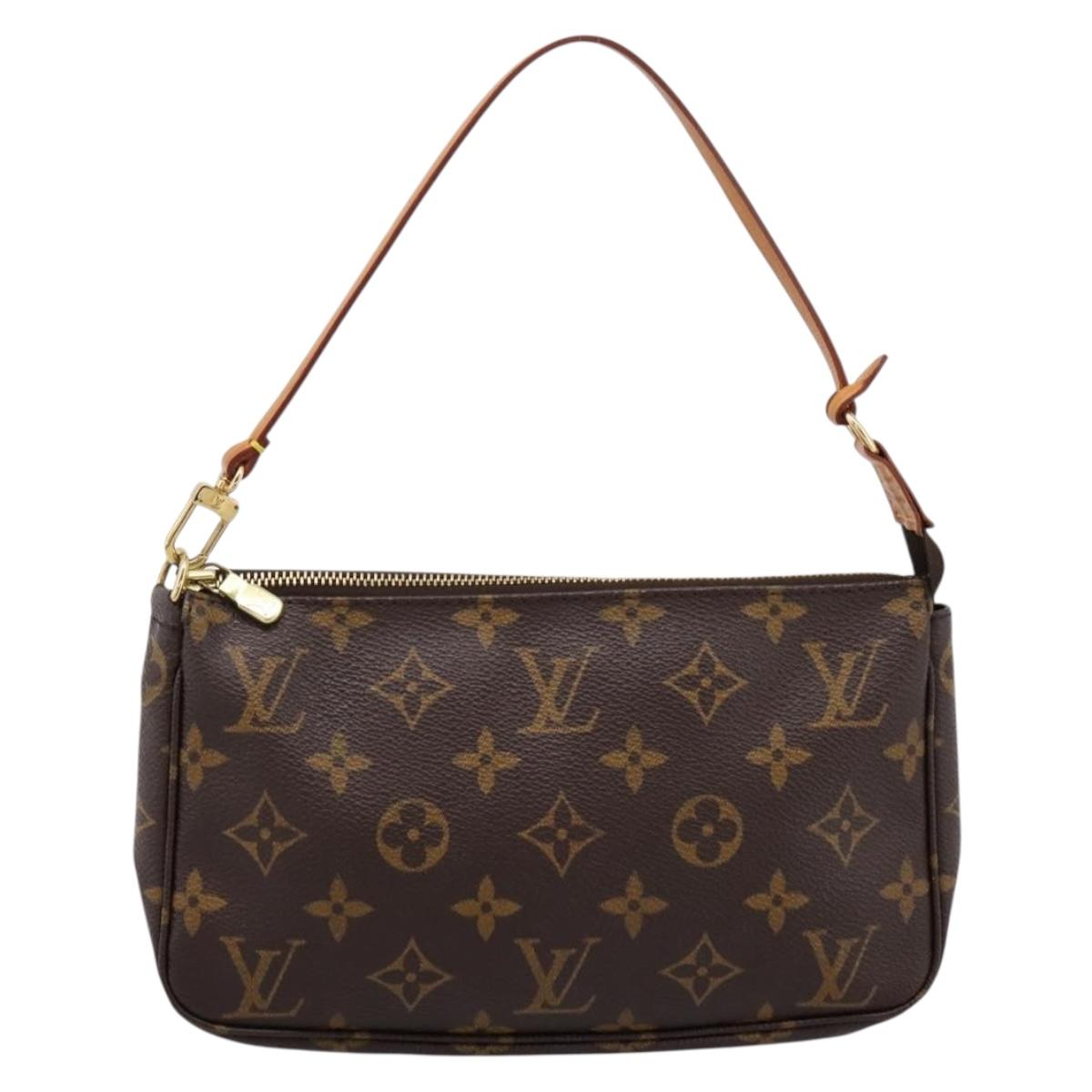LOUIS VUITTON Monogram Pochette Accessoires Pouch M51980 LV Auth 204389V
