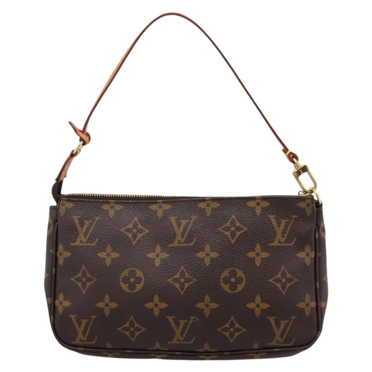 LOUIS VUITTON Monogram Pochette Accessoires Pouch M51980 LV Auth 204389V