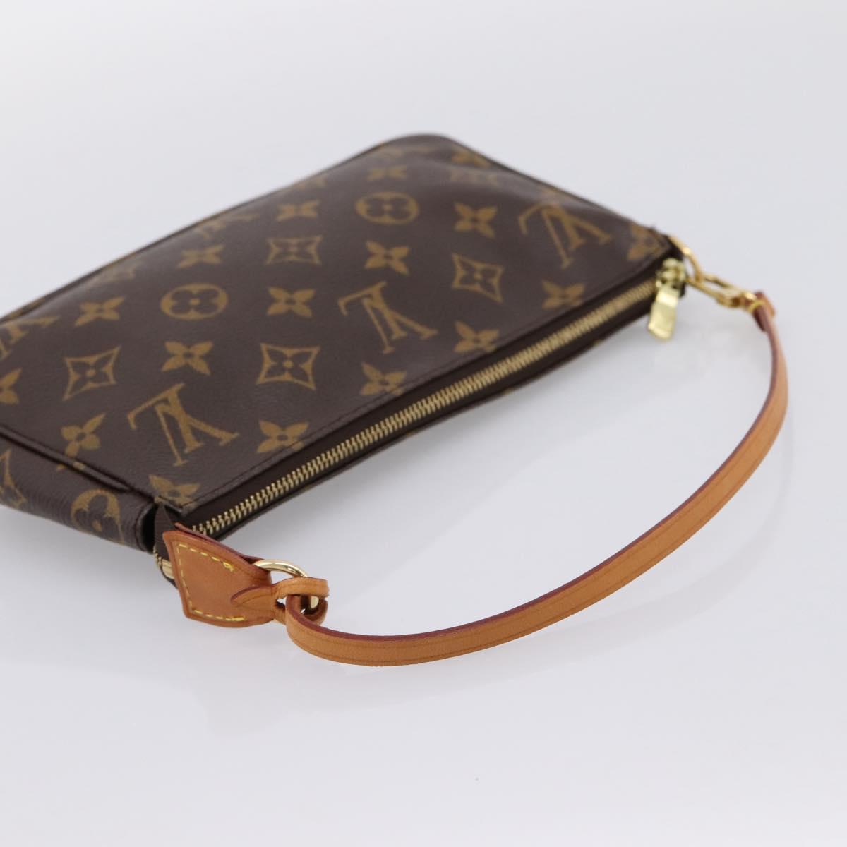 LOUIS VUITTON Monogram Pochette Accessoires Pouch M51980 LV Auth 204389V