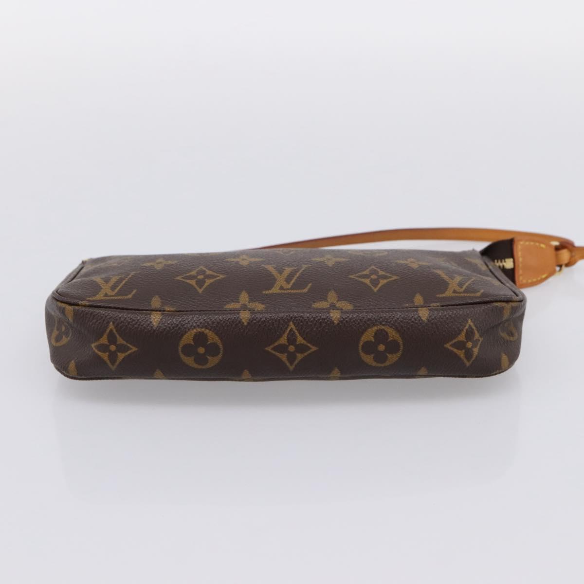LOUIS VUITTON Monogram Pochette Accessoires Pouch M51980 LV Auth 204389V